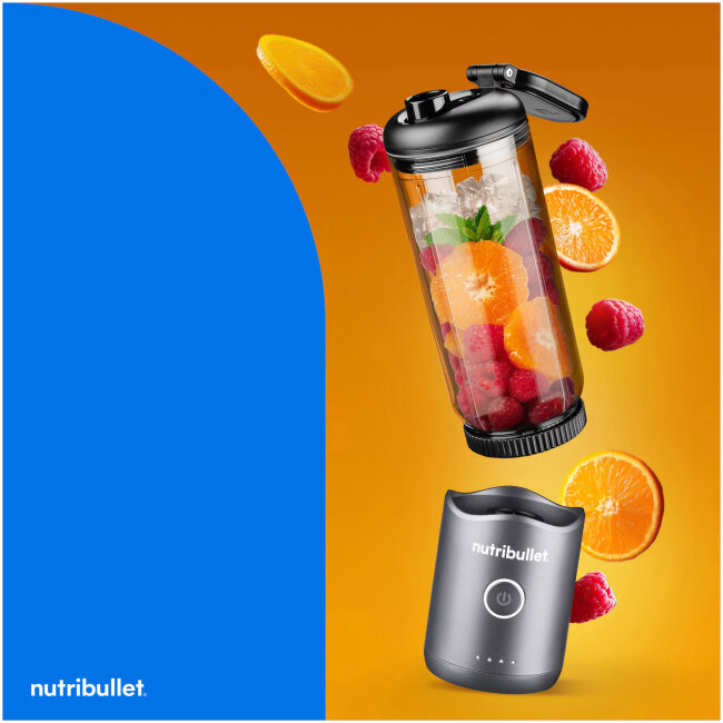 NBP013GM NUTRIBULLET FLEX PRIJENOSNI SIVI 
