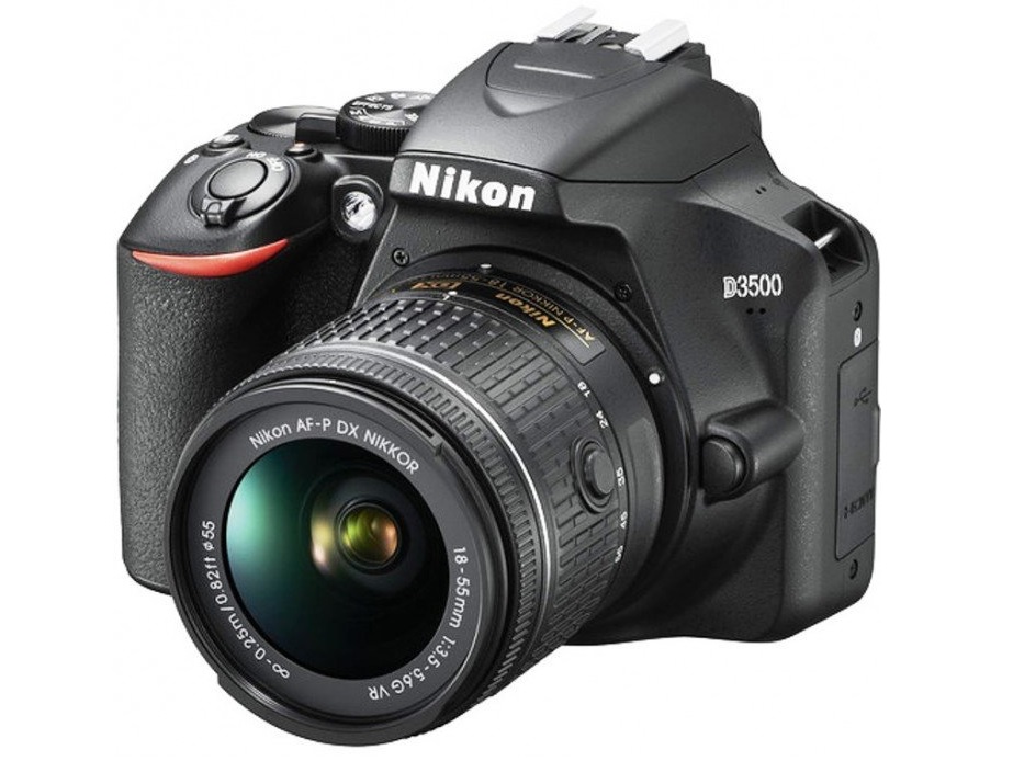 Nikon digitalni fotoaparat D3500 sa 18-55mm AF-P VR crni