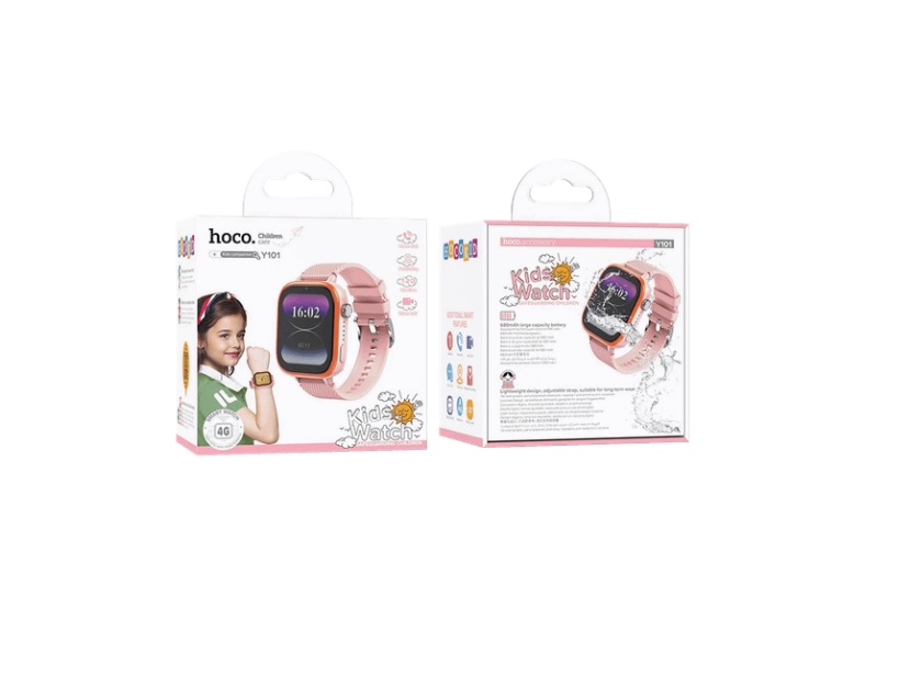 PAMETNI SAT ZA DJECU Y101 PINK HOCO 1.83 EKRAN 4G NANO
