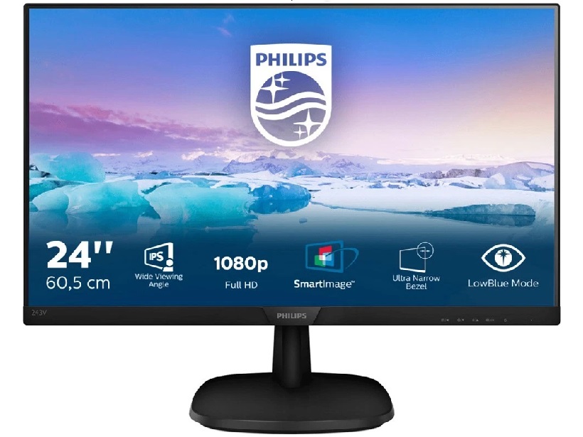 Philips Philips monitor 23.8" IPS 243V7QDSB +T500 Bluetooth zvučnik