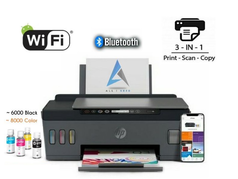 Printer HP Smart Tank 516 All-In-One printer_skener_kopir Wi-Fi 3YW70A 