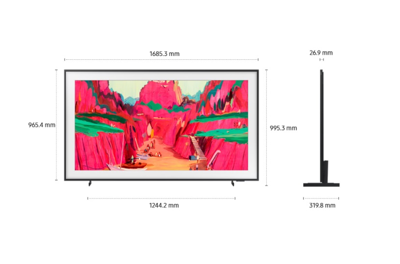 QE75LS03FWUXXH 75"4K QLED THE FRAME PRO SAMSUNG TV TIZEN OS