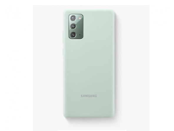 Samsung Galaxy Note 20 silicone cover mystic green EF-PN980TMEGEU