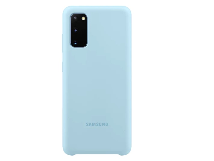 Samsung Galaxy S20 hard cover silicone blue EF-PG980TLEGEU