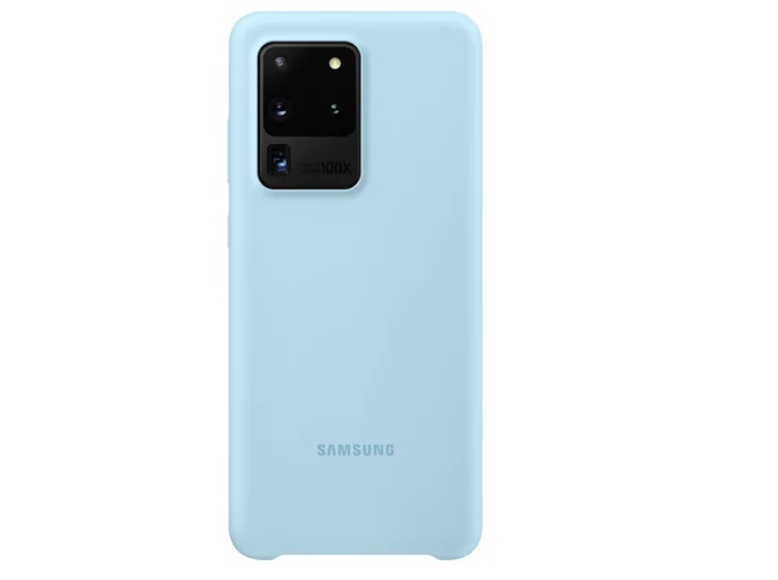 Samsung Galaxy S20 Ultra silicon cover blue