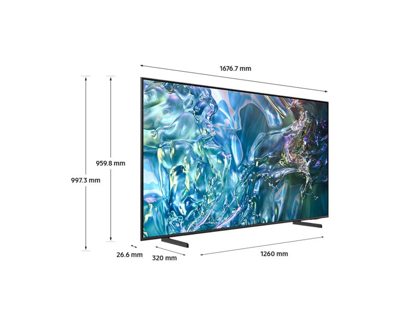 Samsung QLED televizor 85" QE85Q60DAUXXH, 4K, Smart TV, Tizen. Q60D