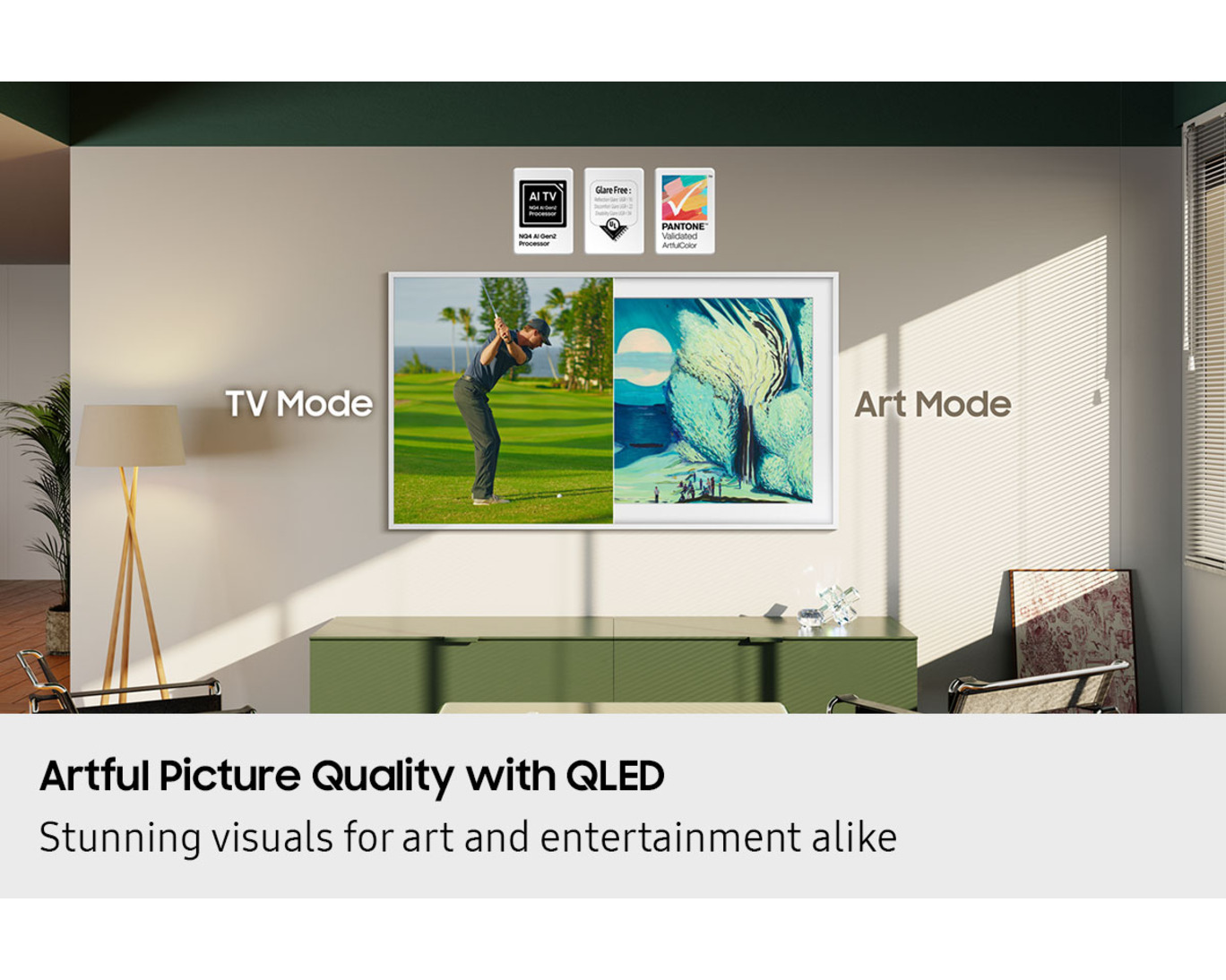 Samsung The Frame QLED televizor 55" QE55LS03FAUXXH, 4K, AI Smart TV, Tizen#5godinagarancijasamsung