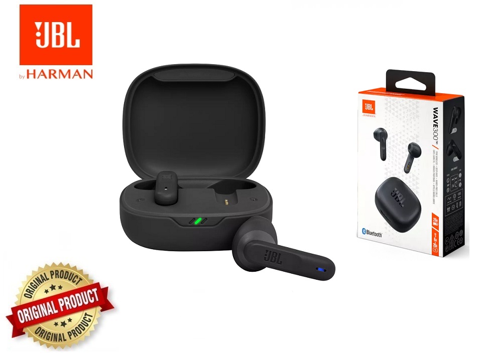 Slušalice JBL Wave 300TWS true wireless earbuds bluetooth sa mikrofonom 26h rada crne