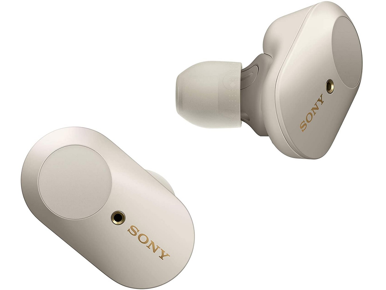 Sony bežicne slušalice WF-1000XM3 s funkcijom blokade buke, srebrene WF1000XM3S.CE7 