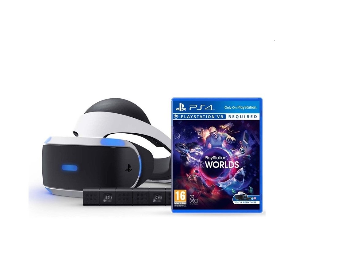 Sony PlayStation VR + VR Worlds VCH + Camera v2_PSVR Mk3