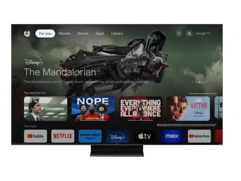 TCL Mini LED televizor 50" 50C805, 4K, Smart TV, Google TV