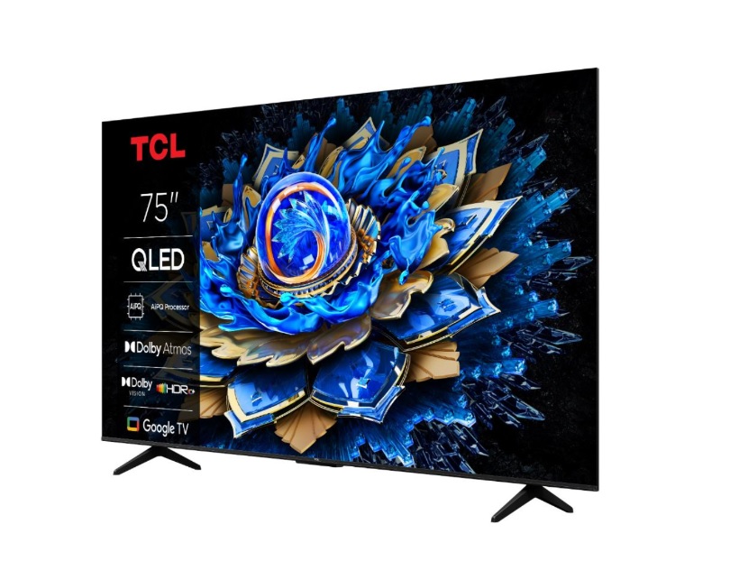 TCL TV 75T69C 75" T69C 4K UHD QLED GOOGLE TV 60Hz 350nits