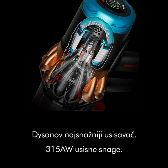 V16 PISTON ANIMAL DYSON STAPNO BATERIJSKI USISIVAC 