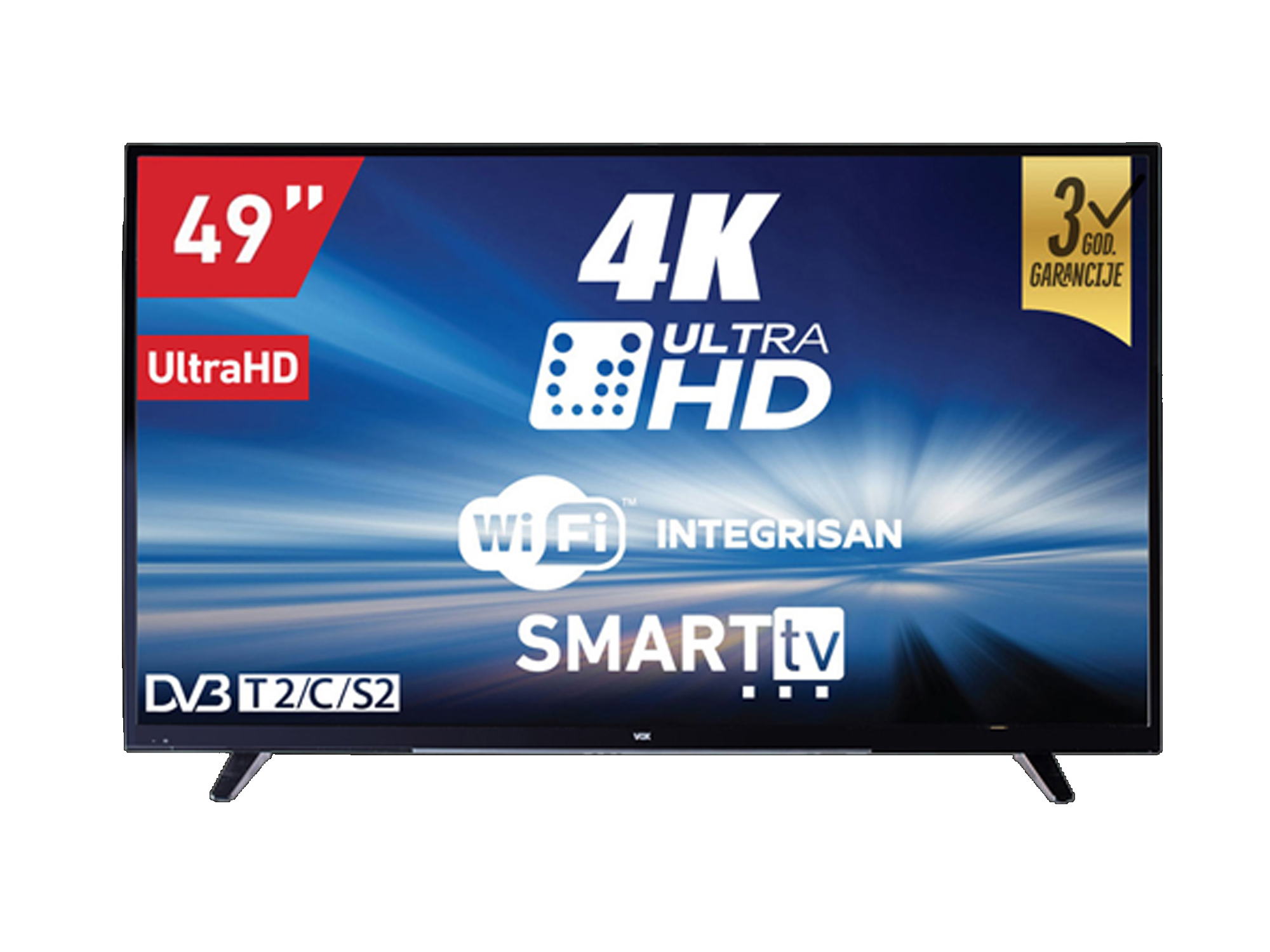 Vox Smart UHD_4K LED TV 49DSW293V