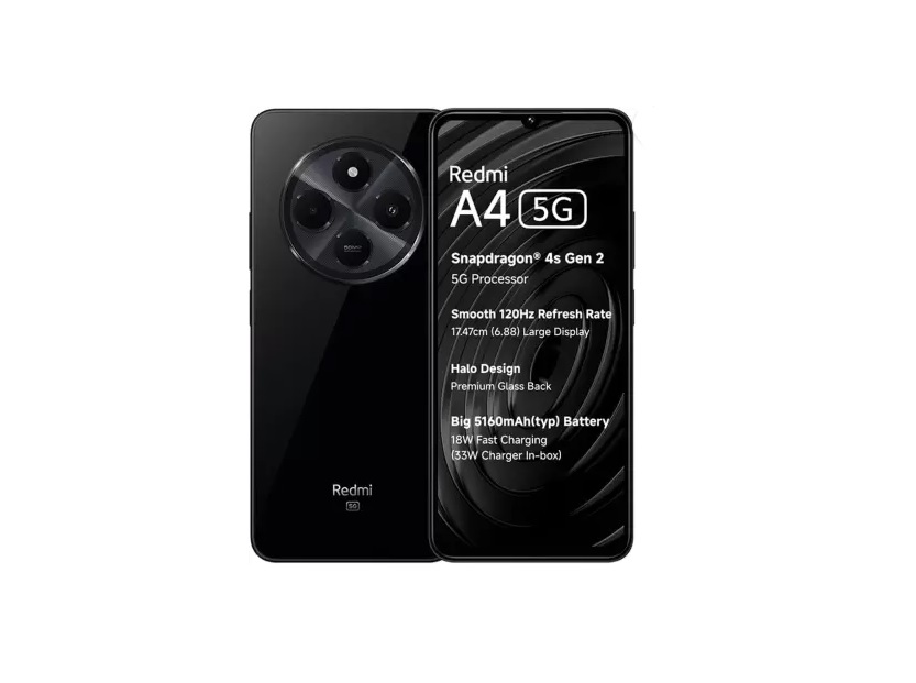 XIAOMI REDMI A4 4+128GB 5G BLACK