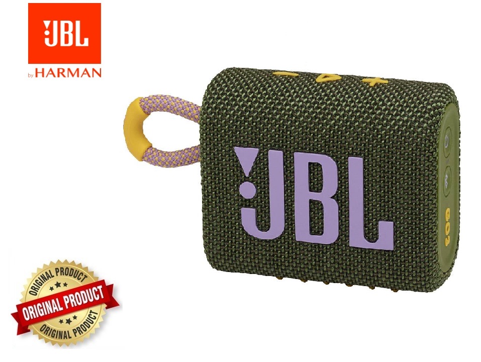 Zvucnik JBL GO 3 prenosivi bluetooth vodootporan IP67 5h rada zeleni #prvimaj