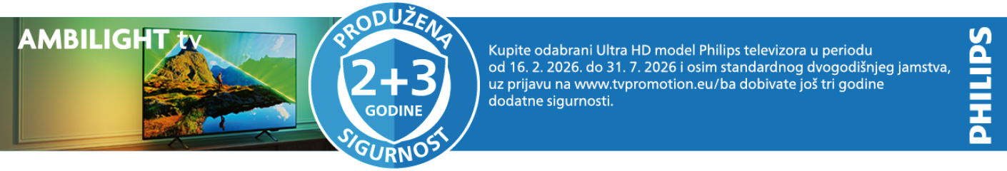Naslovna Desktop Banner 1/2 - Lijevo - Philips produzena garancija