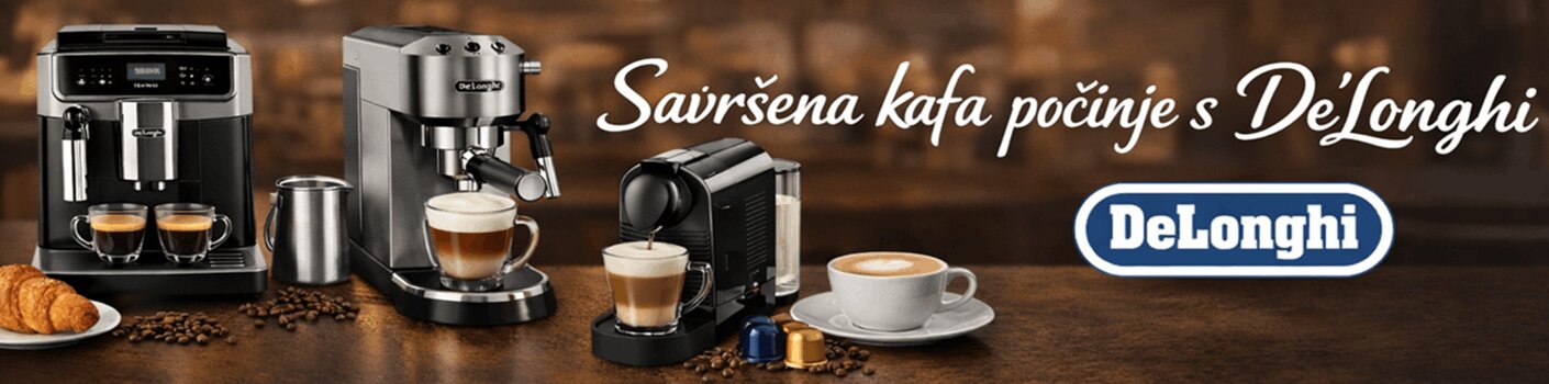 Naslovna Desktop Banner 1/2 - Lijevo - De Longhi kafe aparati