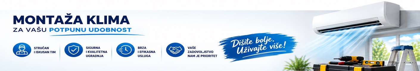 BANER ISPOD SLIDERA (lijevi)  - Montaza klima