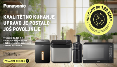 Cash Back promocija! mali kućanski aparati Panasonic