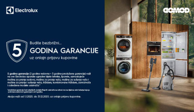 Electrolux garancija 5 godina