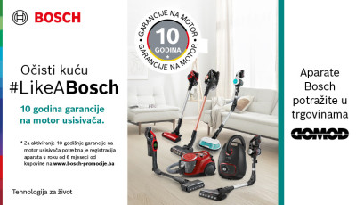 Bosch 10 godina garancije na motor - Usisivači