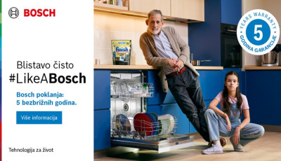 Bosch poklanja: 5 bezbrižnih godina - Mašine za pranje suđa
