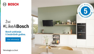 Bosch poklanja: 5 bezbrižnih godina - Ugradbeni aparati