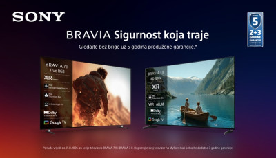 Ostvarite produženu garanciju za svoj novi Sony uređaj