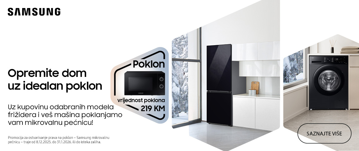 Samsung + mikrovalna gratis