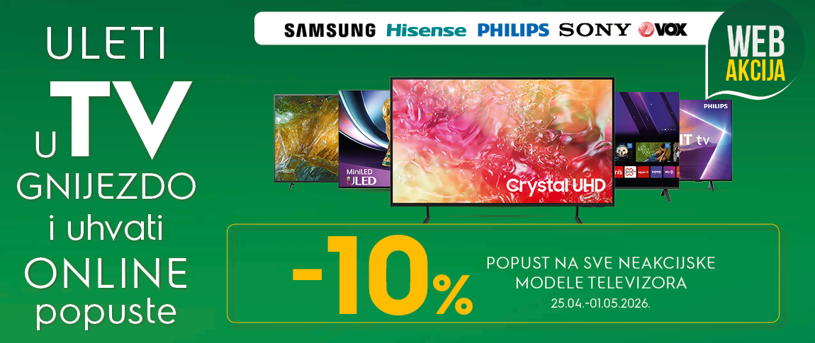 WEB akcija na televizore