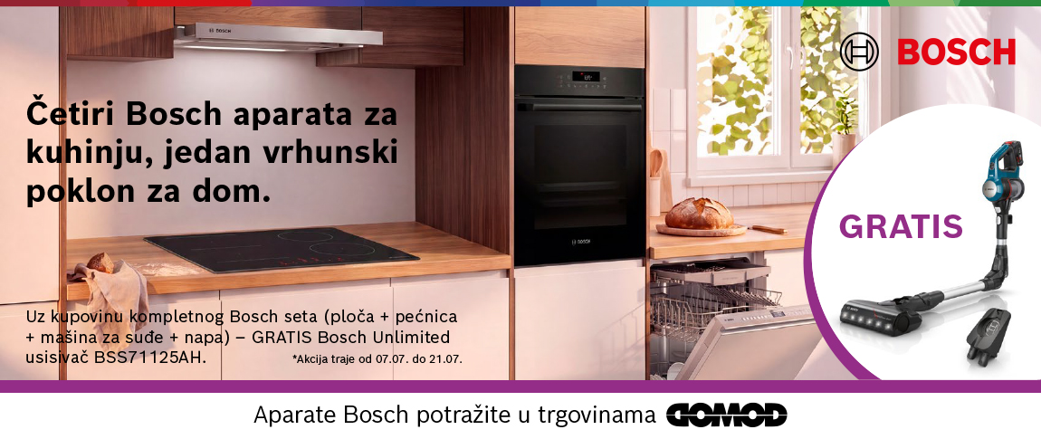 Bosch ugradbeni set i gratis