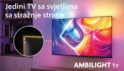 AMBILIGHT TV - Jedini TV sa svjetlima sa stražnje strane.